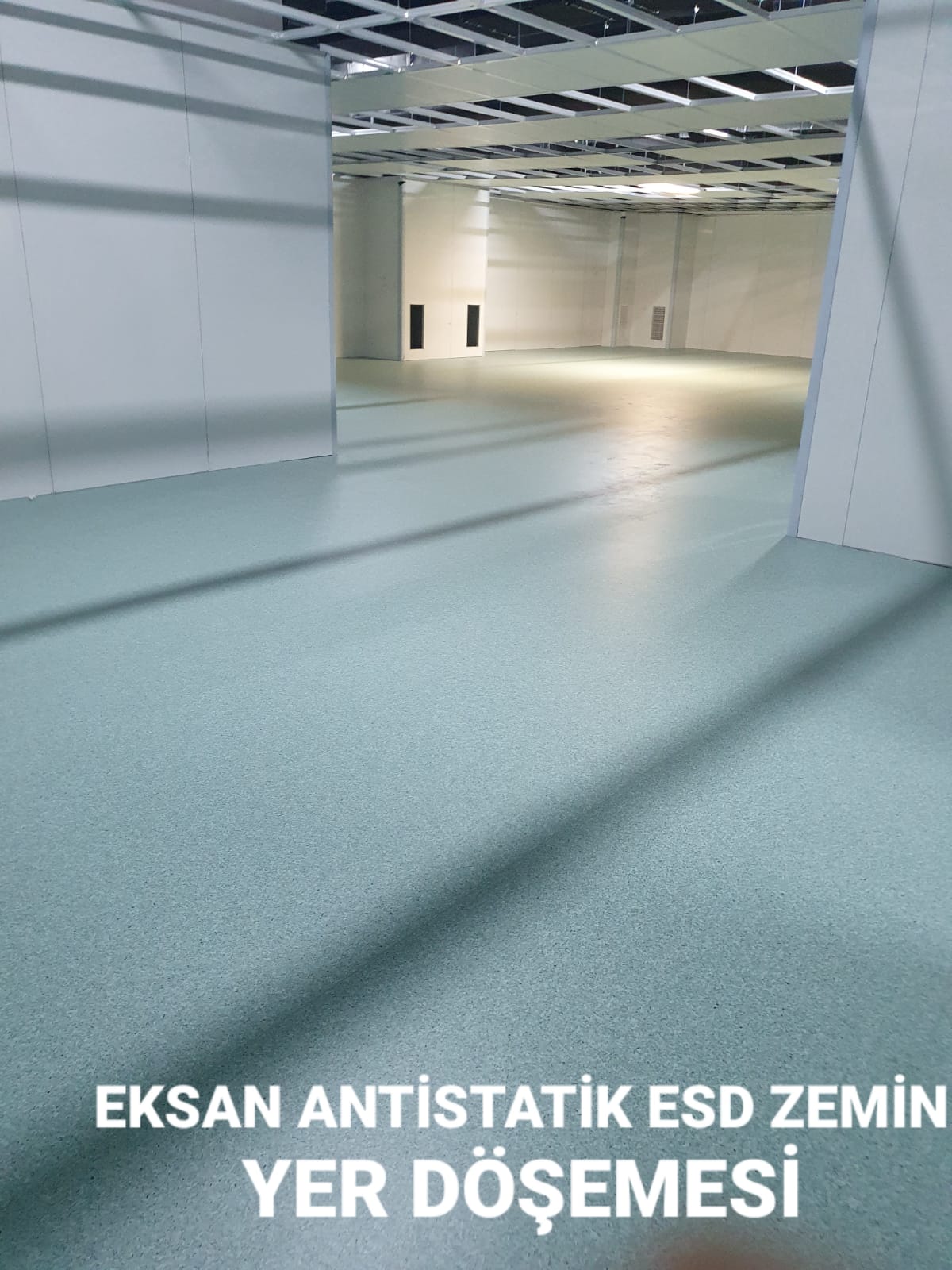 ANTİ STATİK ESD ZEMİN KAPLAMASI